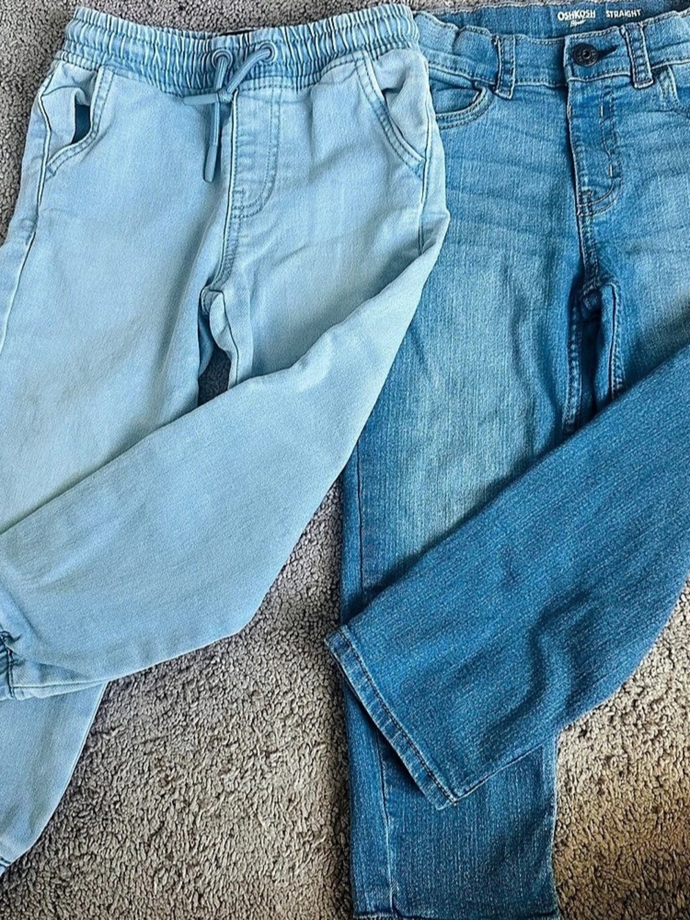 OshKosh B'gosh Straight Boys Size 4T Blue Jeans 2-Pair Set